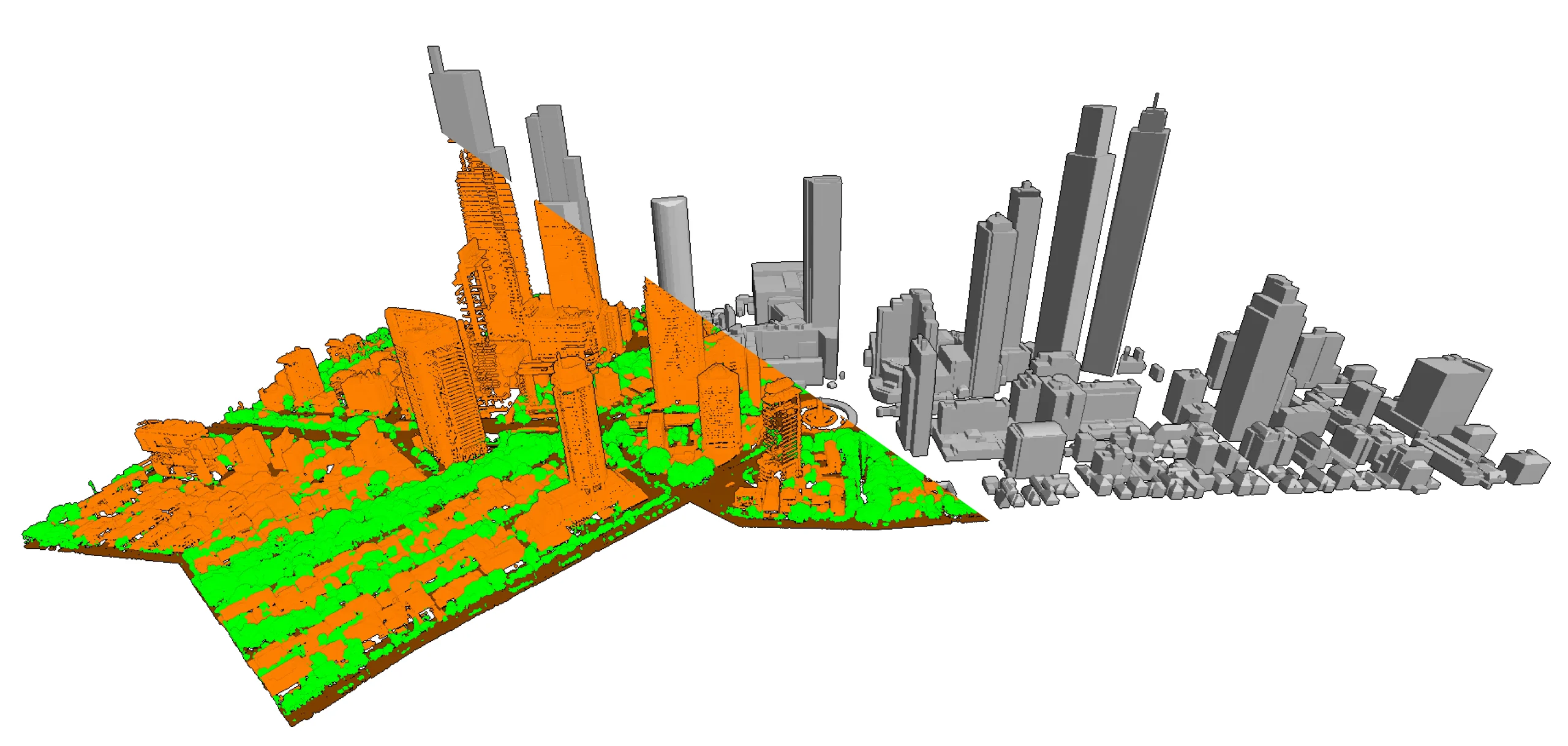 LiDAR untuk 3D City Modelling di Kawasan Bundaran HI, Jakarta.