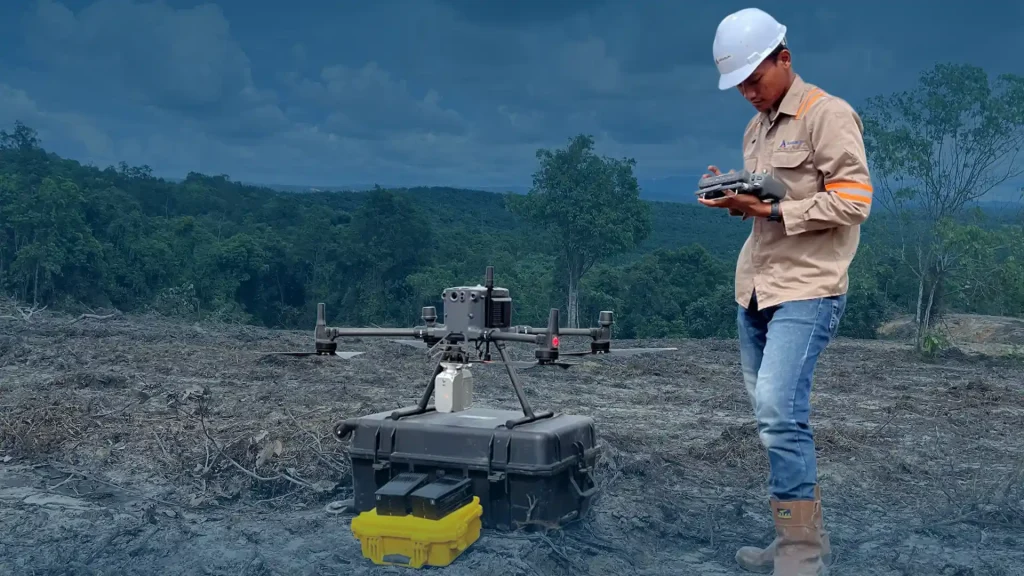Jasa Survei LiDAR UAV VTOL Handheld 3D