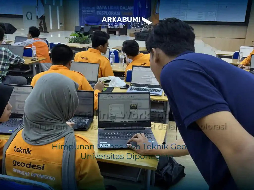 Dokumentasi Wokshop Pelatihan Software Data LiDAR dalam Eksplorasi Pertambangan bersama Himpunan Mahasiswa Teknik Geodesi Universitas Diponegoro