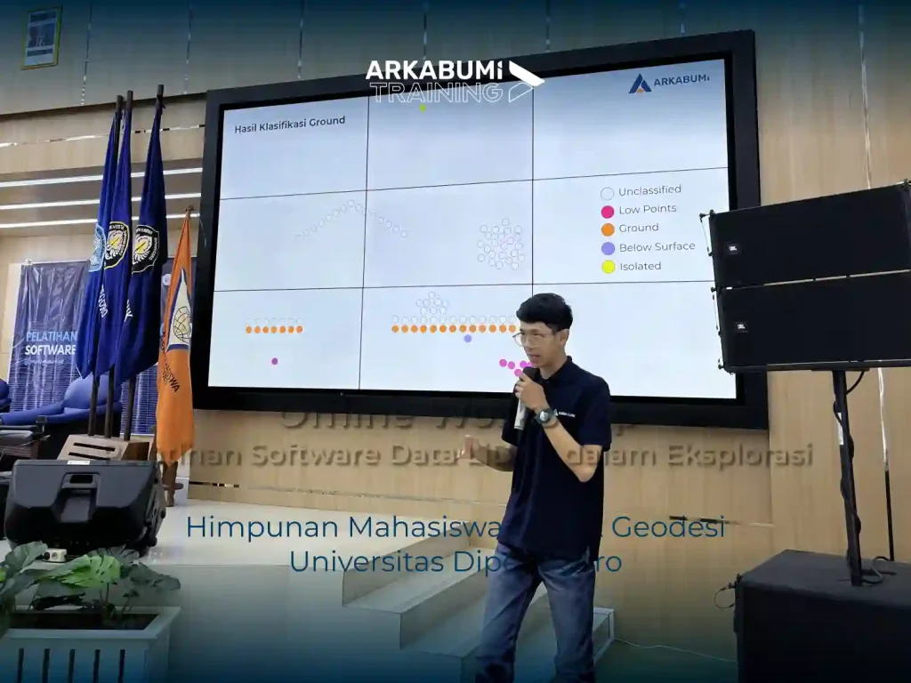 Dokumentasi Wokshop Pelatihan Software Data LiDAR dalam Eksplorasi Pertambangan bersama Himpunan Mahasiswa Teknik Geodesi Universitas Diponegoro