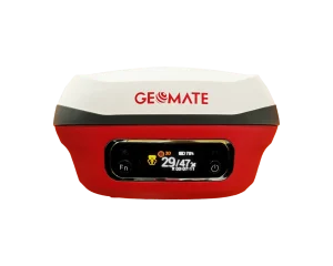 GNSS Geodetik sebagai salah satu alalt survey pemetaan, dengan merk Geomate SG7. Menampilkan informasi banyaknya sinyal satelit yang ditangkap (29) dari seluruh satelit yang berada di jangkauan receiver (47).