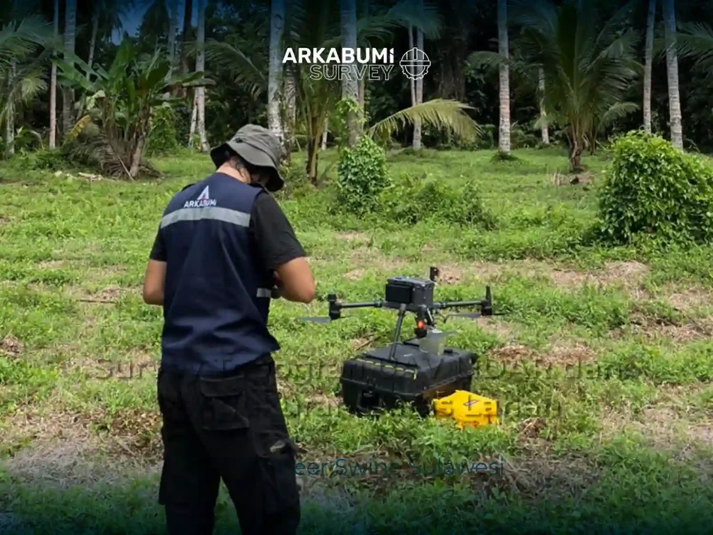 Dokumentasi "Survey Topografi UAV LiDAR dan Pengukuran Batas Lahan PT Pioneer Swine Sulawesi" di Manado