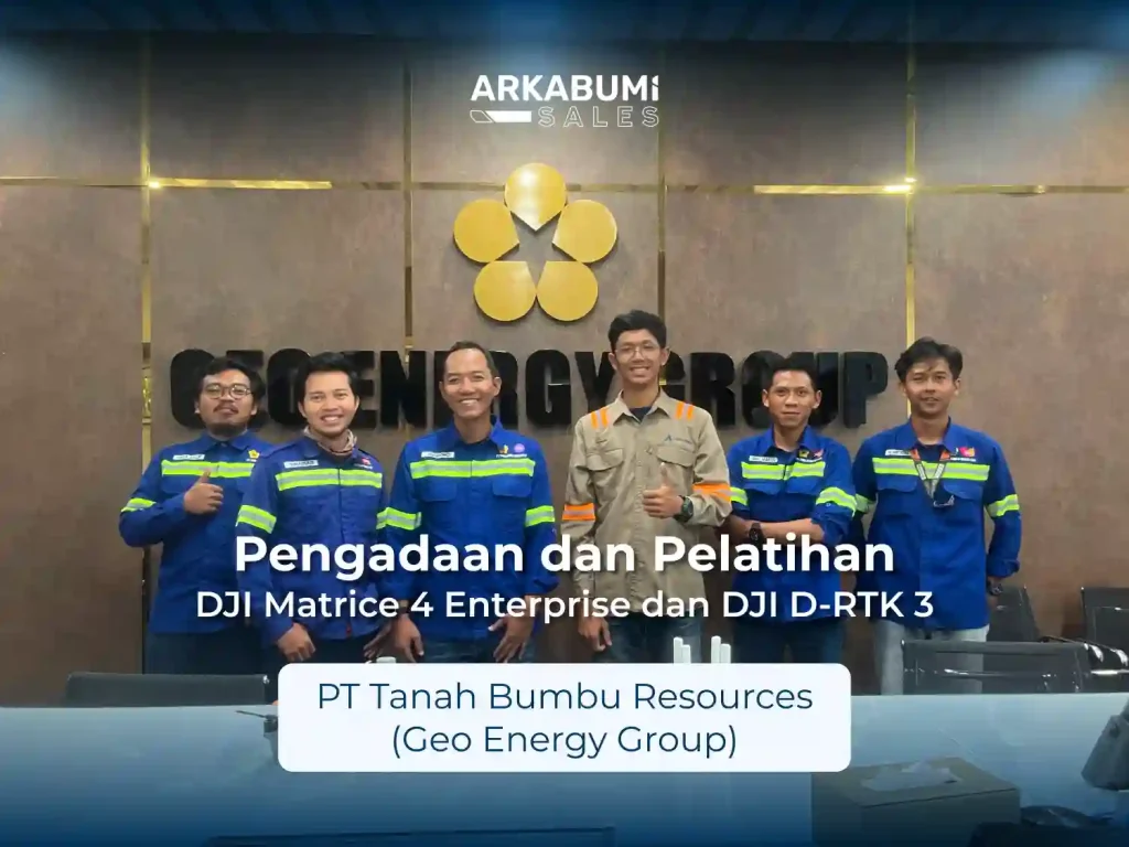 Dokumentasi Pengadaan DJI Matrice 4 Enterprise dan DJI D-RTK 3 oleh PT Tanah Bumbu Resources (Geo Energy Group)
