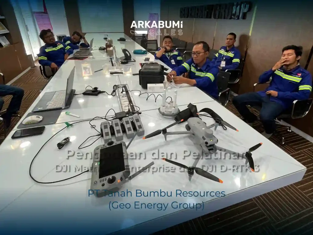 Dokumentasi Pengadaan DJI Matrice 4 Enterprise dan DJI D-RTK 3 oleh PT Tanah Bumbu Resources (Geo Energy Group)