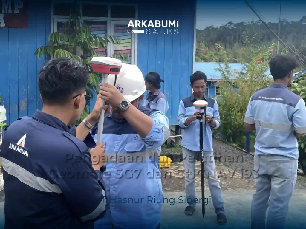 Dokumentasi "Pengadaan dan Pelatihan CHCNAV i93 dan Geomate SG7" bersama PT Hasnur Riung Sinergi di Site BP PT Hasnur Riung Sinergi