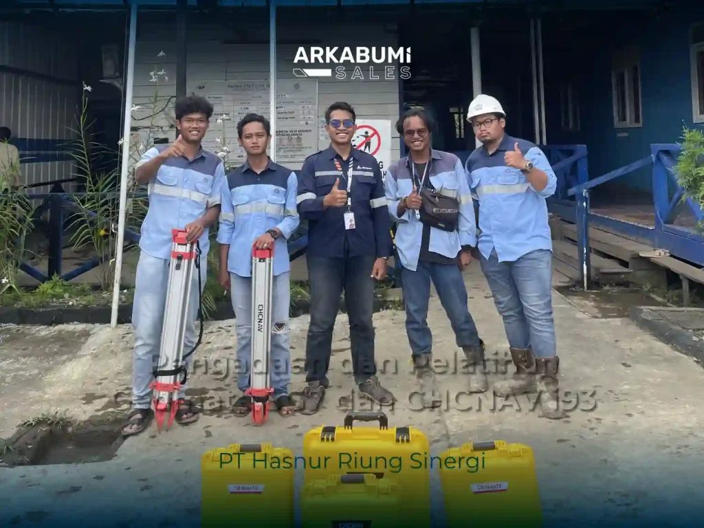 Dokumentasi "Pengadaan dan Pelatihan CHCNAV i93 dan Geomate SG7" bersama PT Hasnur Riung Sinergi di Site BP PT Hasnur Riung Sinergi