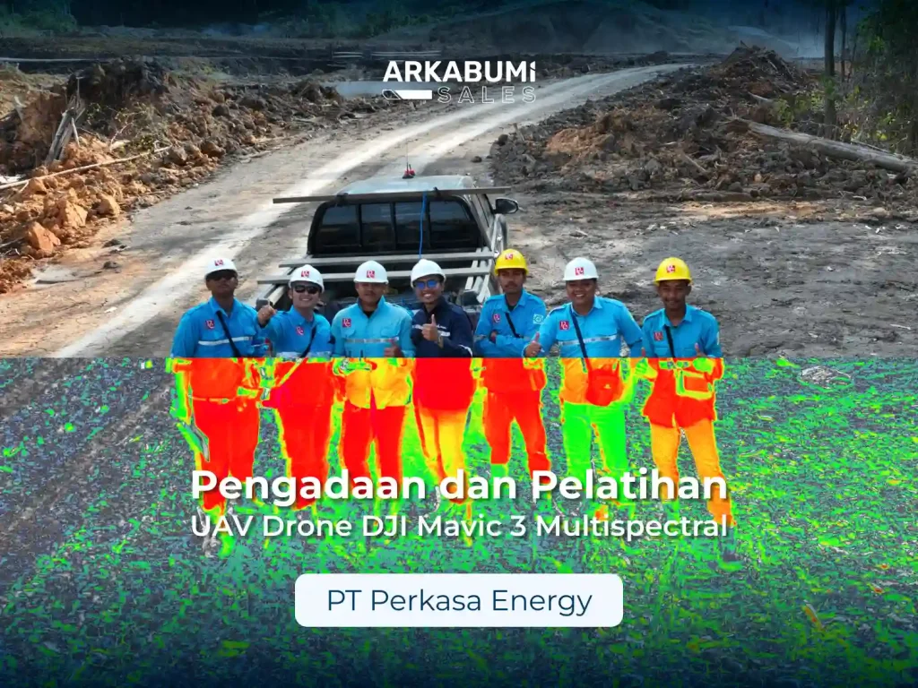 Dokumentasi "Pengadaan dan Pelatihan UAV Drone DJI Mavic 3 Multispectral Set" pada Juni 2026 bersama PT Perkasa Energy