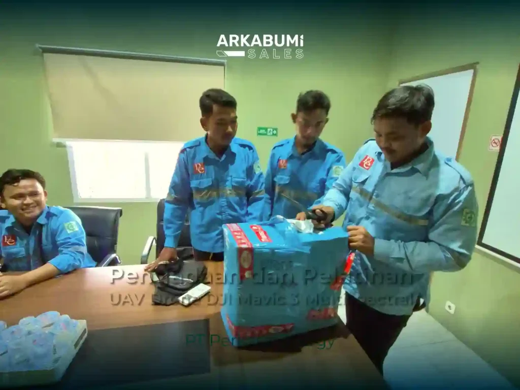 Dokumentasi "Pengadaan dan Pelatihan UAV Drone DJI Mavic 3 Multispectral Set" pada Juni 2026 bersama PT Perkasa Energy