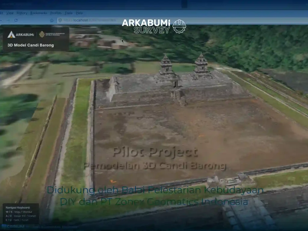 Dokumentasi "Pilot Project Pemodelan 3D Candi Barong dengan Handheld SLAM" pada Juni 2026 berkolaborasi dengan Balai Pelestarian Kebudayaan WIlayah X (sekarang Balai Pelestarian Kebudayaan Yogyakarta https://www.instagram.com/kancabudaya ) dan PT Zonex Geomatics Indonesia (https://www.zonexgeo.com/ )