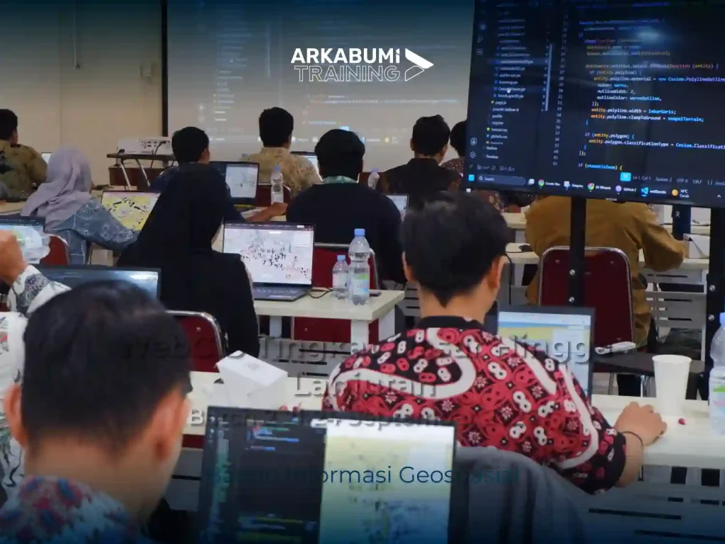 Dokumentasi "Pelatihan WebGIS Tingkat Dasar Hingga Lanjutan" bersama Badan Informasi Geospasial dengan instruktur Ari Matiur