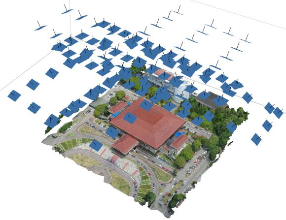 Strategi akuisisi foto udara metode 5 grid (oblique)